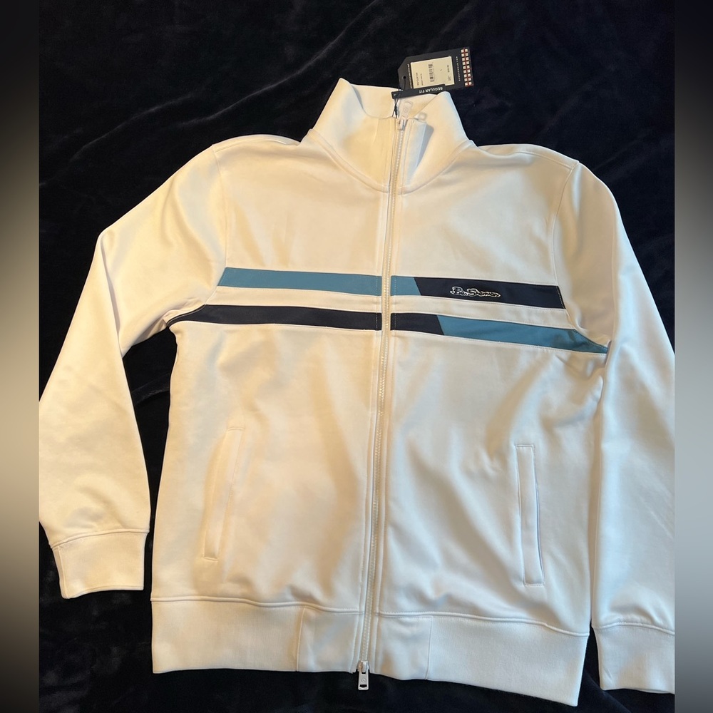 Ben Sherman original bomber jacket basic zip up jacket L Track Jacket 🎈NWT
